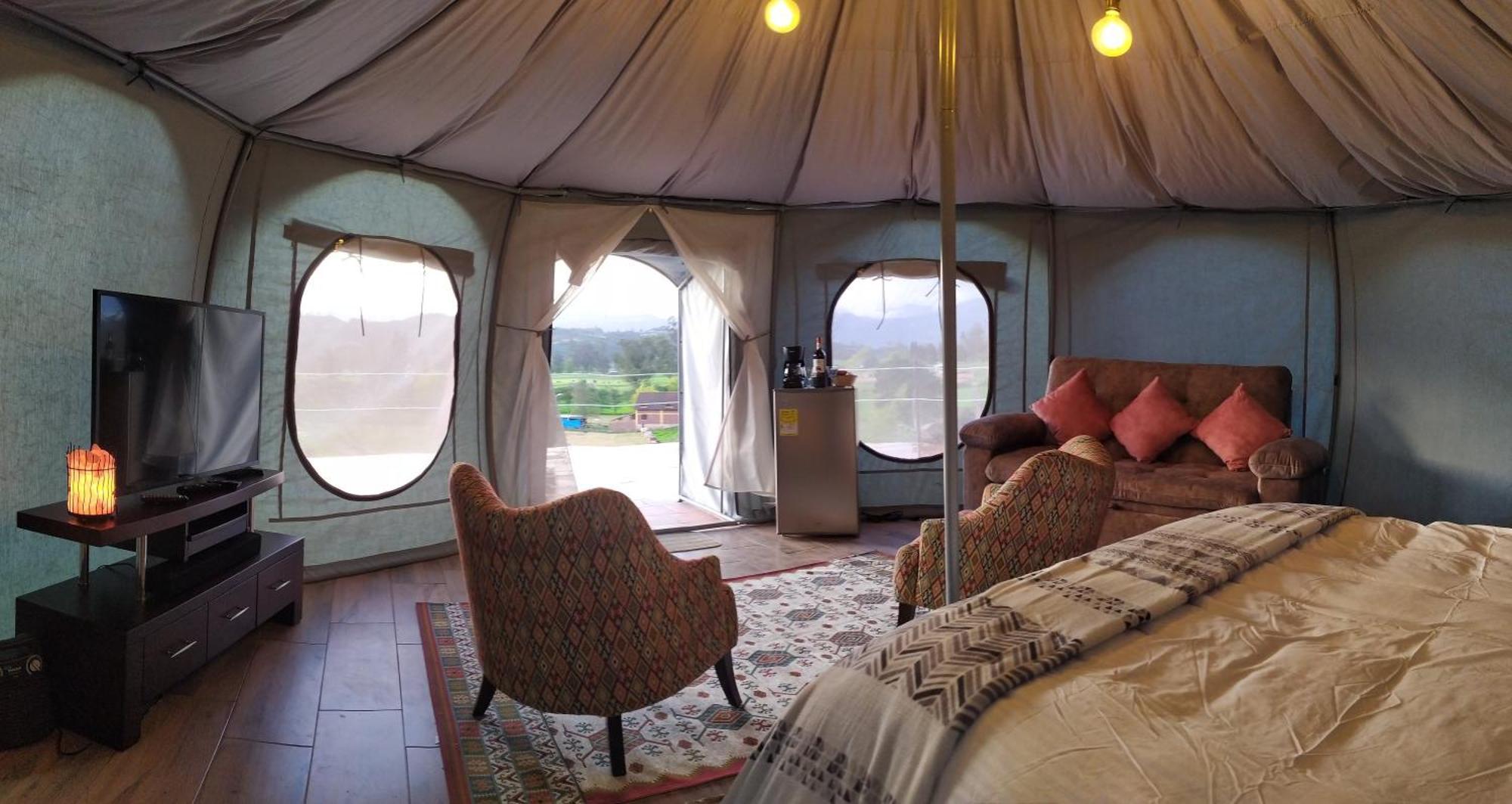 Cabanas & Glamping De Ruana Por Boyaca Paipa Esterno foto